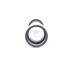 Schauglas aus einem transparenten Rohr und 2 Klebemuffen 110 mm