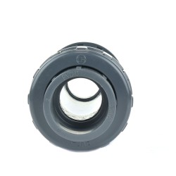 Schauglas mit Verschraubungen, 2x Klebemuffe 63 mm