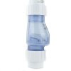 PVC-Rückschlagventil transparent mit Klebemuffen 50 mm (mit Feder)