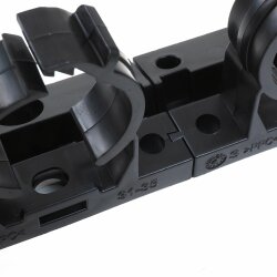 PP Rohrhalter schwarz 60-65 mm