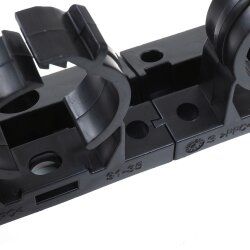 PP Rohrhalter schwarz 72-80 mm