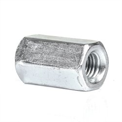 Gewindemuffe aus Stahl für Gewindestangen M10 (10 mm)