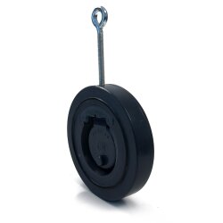 PVC-Rückschlagklappe mit Montagesatz 140 mm