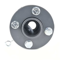 PVC-Rückschlagklappe mit Montagesatz 160 mm