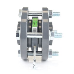 PVC-Rückschlagklappe mit Montagesatz 225 mm