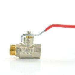 Messingkugelhahn  Innengewinde x Außengewinde