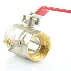 Messingkugelhahn mit Entleerung 2x Innengewinde