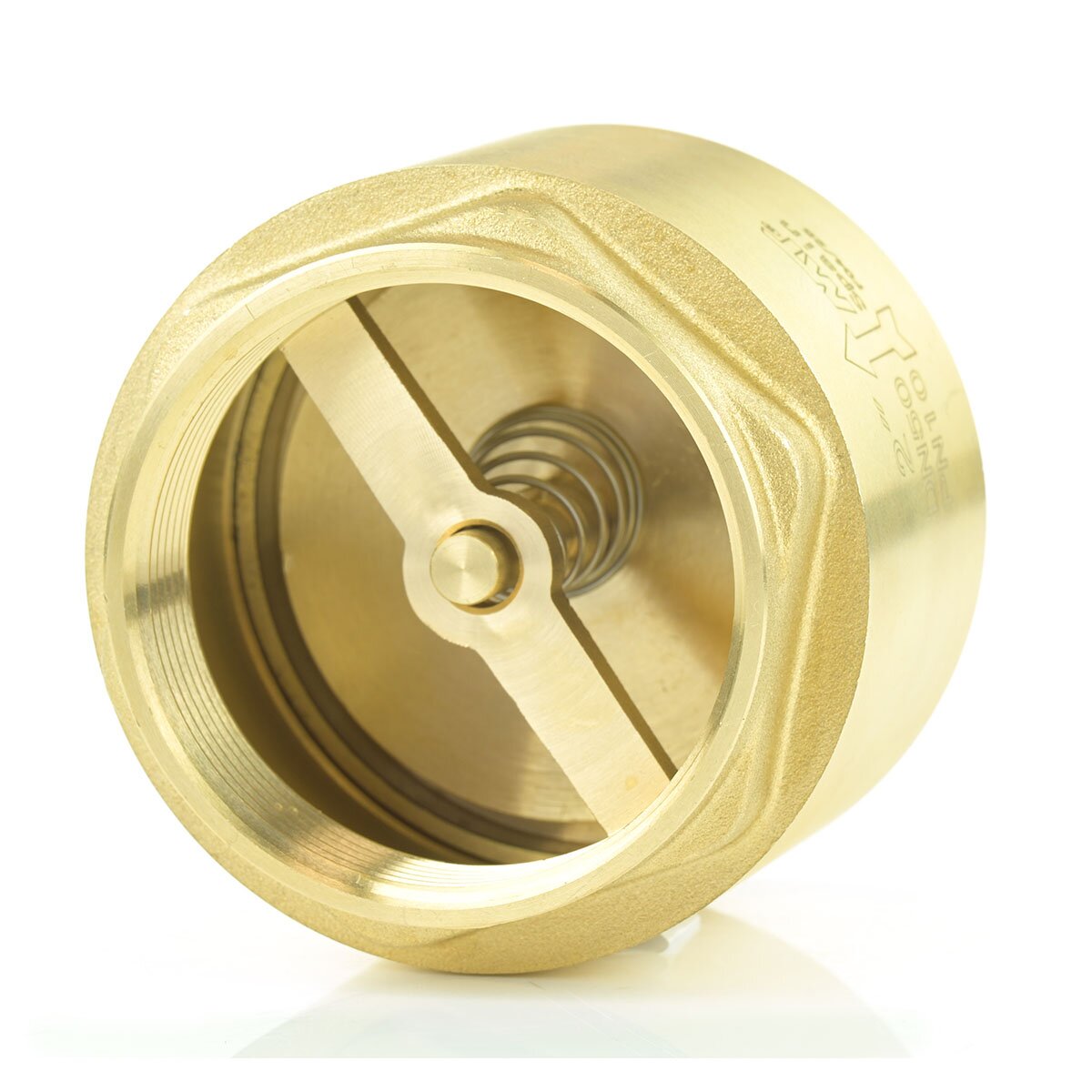 Rückschlagventil aus Messing, Innengewinde 1/2