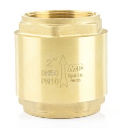 Rückschlagventil aus Messing, Innengewinde 2" (59,61 mm)