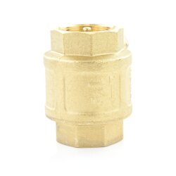 Messingrückschlagventil mit Entleerung, Innengewinde 1/2" (20,96 mm)