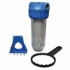 Wasserfilter 10" inkl. Filtereinsatz und Wandhalterung 1" Gewinde Für Regenwasser und Pumpen