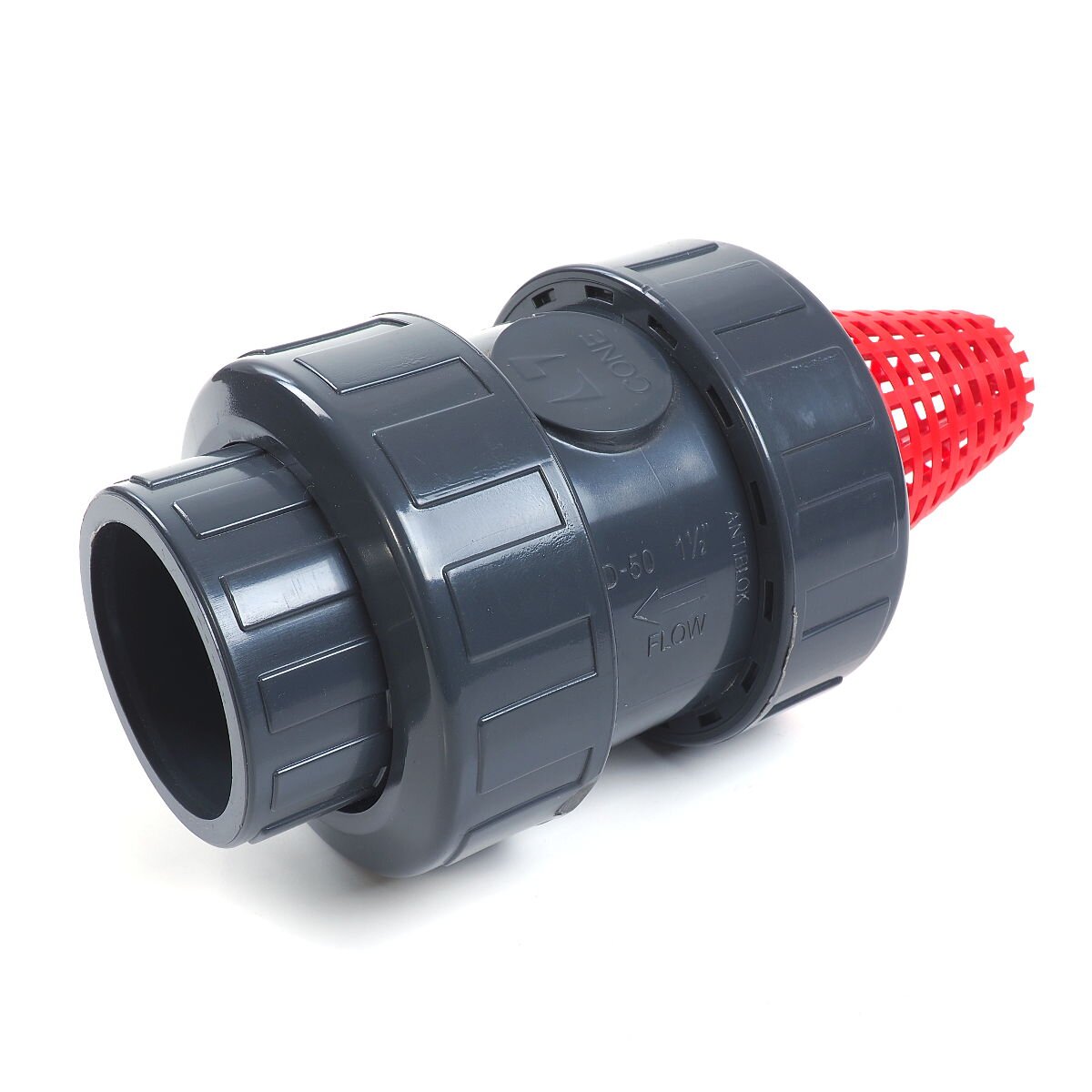 PVC-Rückschlagventil mit Korb (Fußventil) 20 mm