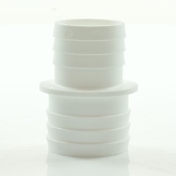 Kunststoff-Schlauchverbinder reduziert weiß 38 mm x...
