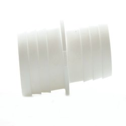 Kunststoff-Schlauchverbinder reduziert weiß 38 mm x 32 mm