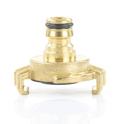 Messing Gartenschlauchkupplung Klickstecker x Schnellkupplung