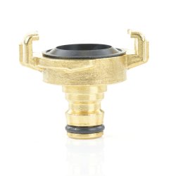 Messing Gartenschlauchkupplung Klickstecker x Schnellkupplung