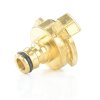 Messing Gartenschlauchkupplung Klickstecker x Schnellkupplung