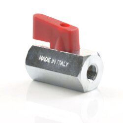 Messing Mini-Kugelhahn 2x Innengewinde