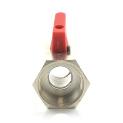 Messing Mini-Kugelhahn 2x Innengewinde