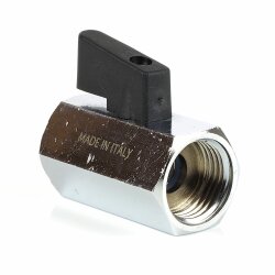 Messing Minikugelhahn 2x Innengewinde 1/2" (20,96 mm)