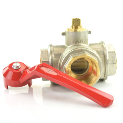 G2'' 3-Wege T-Port Messing Pneumatische Kugelhahn Feder Offen - BL3BA G2'' 3-Wege T-Port Messing Pneumatische Kugelhahn Feder Offen - BL3BA