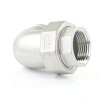 Nr. 96 Edelstahl Winkelverschraubung 2x Innengewinde 1" (33,25 mm)