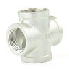 Nr. 180 Edelstahl Kreuzstück 4x Innengewinde 1 1/2" (47,80 mm)