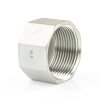 Nr. 300 Edelstahl Gewindekappe mit Sechskant 3/8" (16,66 mm)