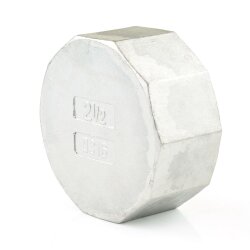 Nr. 300 Edelstahl Gewindekappe mit Sechskant 2 1/2" (75,18 mm)