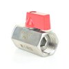 Edelstahl Minikugelhahn 1/4" (13,16 mm) 2x Innengewinde