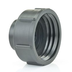 IBC Adapter S60x6 auf 1" Innengewinde, schwarz