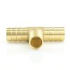 Messing Schlauchverbinder T-Stück, Schlauchtülle 19 mm (3/4")