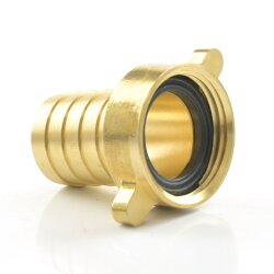 Messing Schlauchtülle mit Innengewinde (Überwurfmutter)