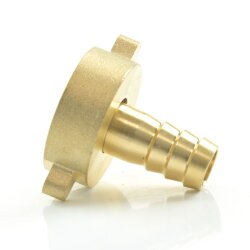 Messing Schlauchtülle mit Innengewinde (Überwurfmutter)