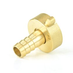 Messing Schlauchtülle mit Innengewinde (Überwurfmutter) 3/4" x 20 mm