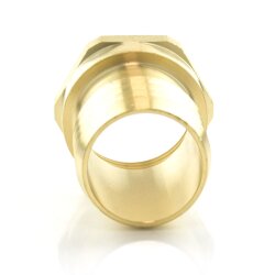 Messing Schlauchtülle mit Innengewinde 3/8" x 10 mm