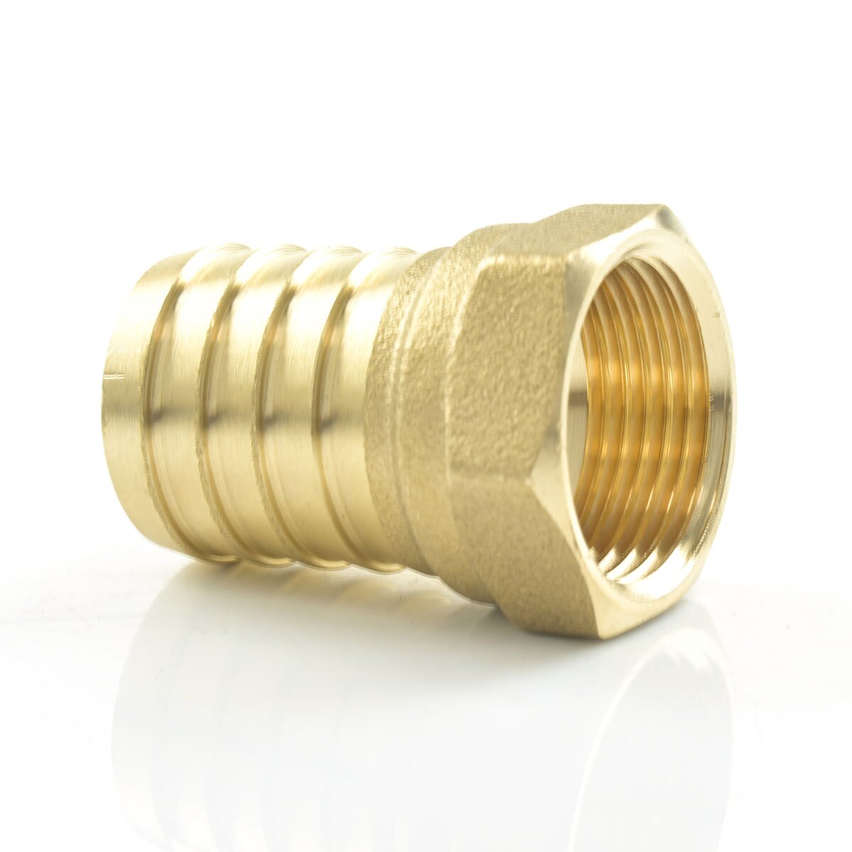 Messing Schlauchtülle mit Innengewinde 1/2" x 20 mm