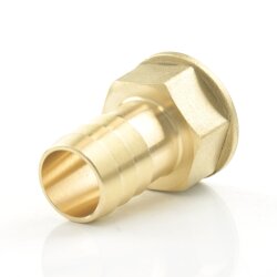 Messing Schlauchtülle mit Innengewinde 3/4" x 20 mm