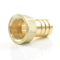 Messing Schlauchtülle mit Innengewinde 3/4" x 20 mm