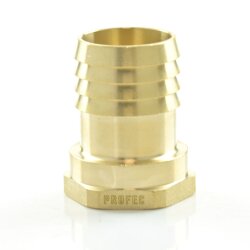 Messing Schlauchtülle mit Innengewinde 1 1/2" x 38 mm