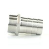 Edelstahlschlauchtülle mit Außengewinde 1 1/2" x 40 mm