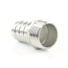 Edelstahlschlauchtülle mit Außengewinde 1 1/2" x 40 mm
