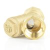 Messing Schmutzfänger 2x Innengewinde 3/4" (26,44 mm)