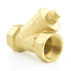 Schrägsitz-Rückschlagventil aus Messing, Innengewinde