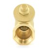 Schrägsitz-Rückschlagventil aus Messing, Innengewinde 3/4" (26,44 mm)