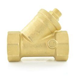 Schrägsitz-Rückschlagventil aus Messing, Innengewinde 1 1/2" (47,80 mm)