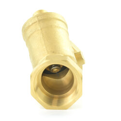 Schrägsitz-Rückschlagventil aus Messing, Innengewinde 2" (59,61 mm)