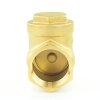 Messing Rückschlagklappe 2x Innengewinde 3/8" (16,66 mm)