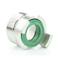 Edelstahl Schnellkupplung mit Außengewinde 1 1/4" (41,91 mm)