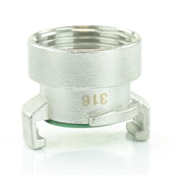 Edelstahl Schnellkupplung mit Innengewinde 1" (33,25 mm)